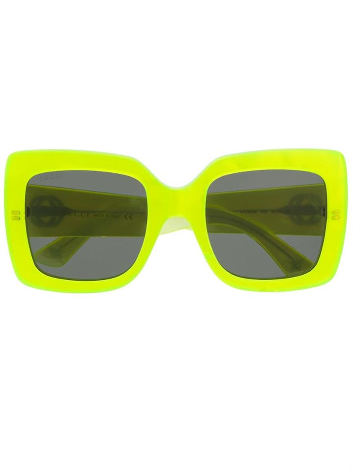 Gucci Eyewear Neon Sunglasses - Green