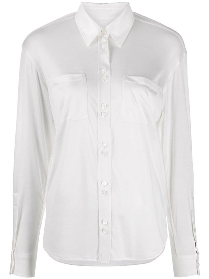 Burberry Dropped-shoulder Shirt - White