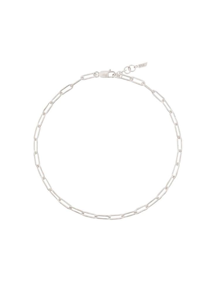Loren Stewart Rectangular Chain Necklace - Metallic