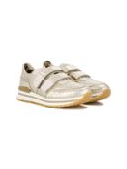 Roberto Cavalli Junior Teen Touch Strap Sneakers - Gold