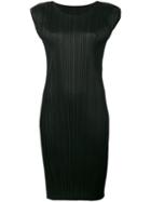 Pleats Please By Issey Miyake - Pleated Dress - Women - Polyester - 4, Black, Polyester