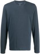 Majestic Filatures Plaid Relaxed-fit Sweatshirt - Blue