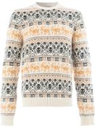 Gucci Jacquard Knit Sweater - White