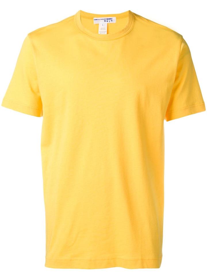 Comme Des Garçons Shirt Boys Logo-print T-shirt - Yellow