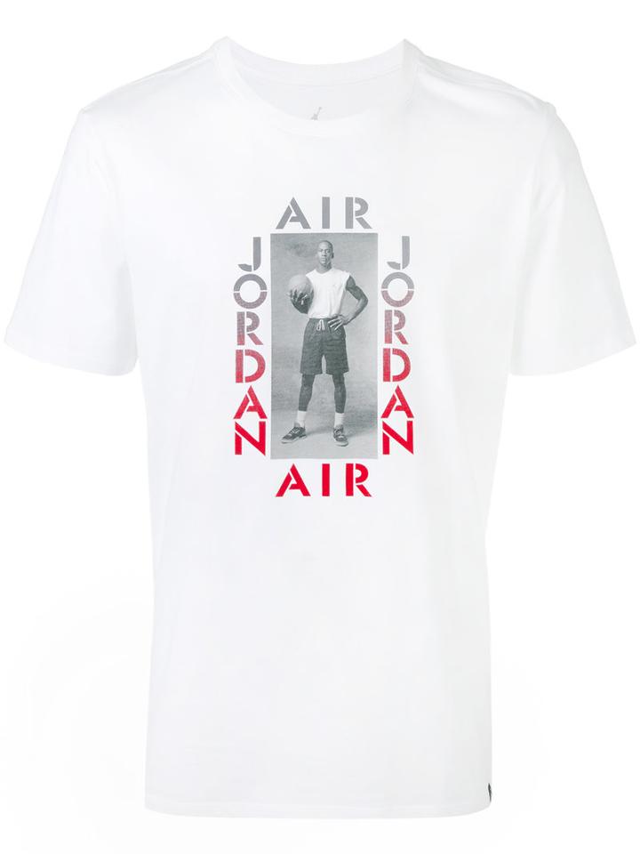 Nike - 'jordan' Print T-shirt - Men - Cotton - M, White, Cotton