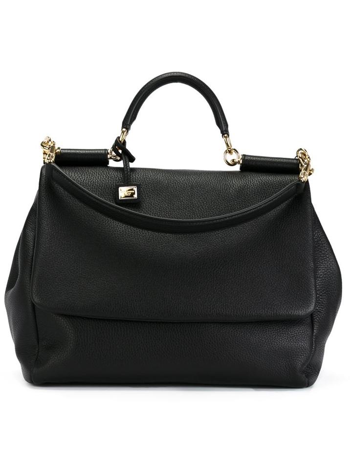 Dolce & Gabbana Large 'sicily' Tote, Women's, Black