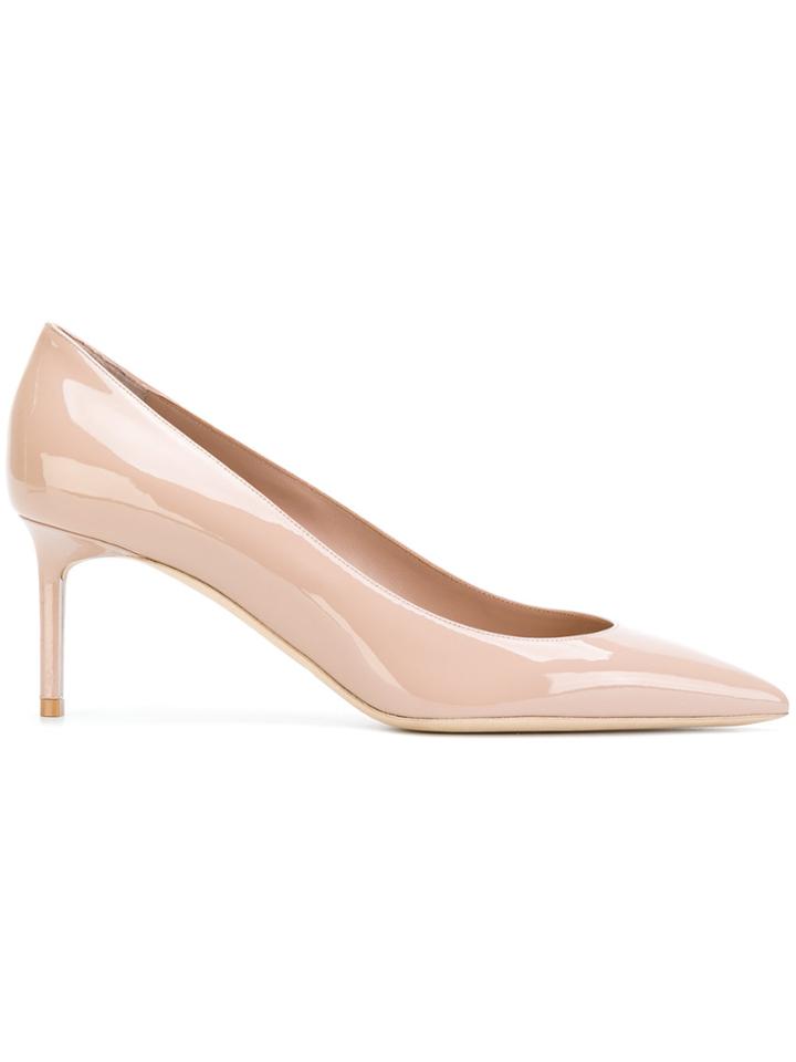 Saint Laurent Anja 65 Pumps - Nude & Neutrals