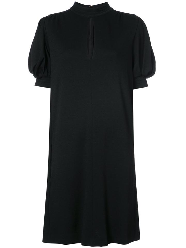 Chloé Puff Sleeve Dress - Black