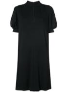 Chloé Puff Sleeve Dress - Black
