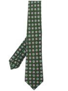 Kiton Printed Tie - Green
