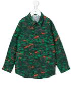 Kenzo Kids Camouflage Print Shirt