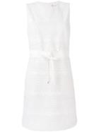 Red Valentino - Embroidered Dress - Women - Cotton/polyester/viscose - 40, White, Cotton/polyester/viscose