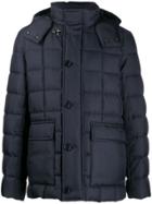Fay Padded Zip-front Jacket - Blue