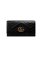 Gucci Gg Marmont Continental Wallet - Black