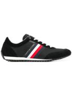 Tommy Hilfiger Side Stripe Sneakers - Black