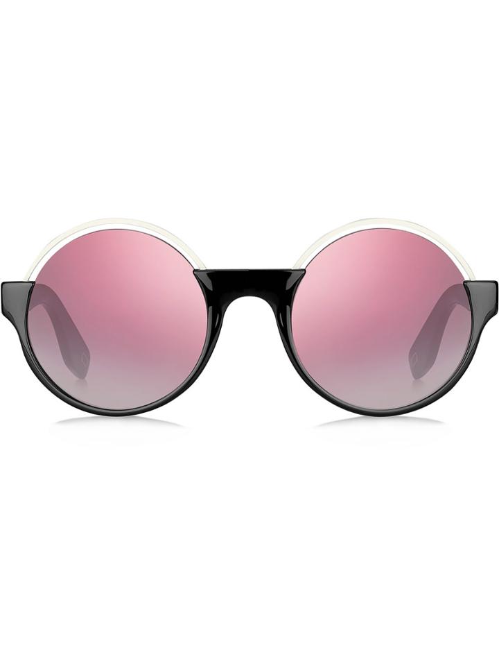 Marc Jacobs Eyewear Contrast Round Sunglasses - Black