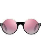 Marc Jacobs Eyewear Contrast Round Sunglasses - Black