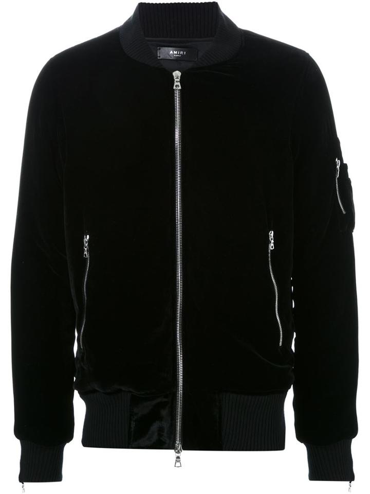 Amiri Velvet Bomber Jacket