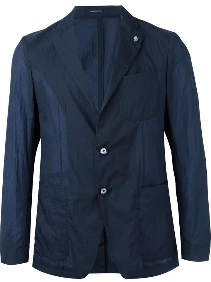 Tagliatore Patch Pocket Two Button Blazer