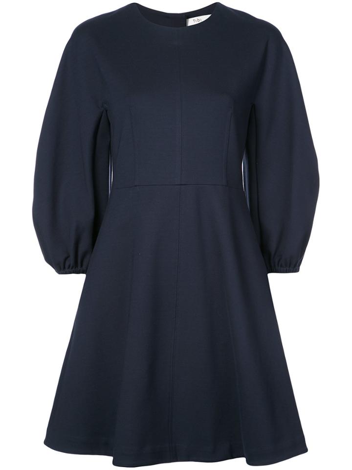 Tibi Bond Knit Sculpted Dress - Black