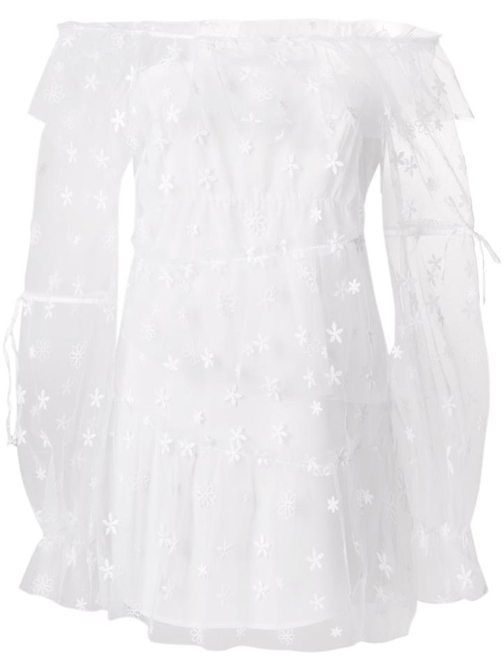 For Love And Lemons Claudia Tulle Dress - White