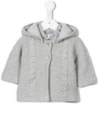 Tartine Et Chocolat Hooded Knit Jacket, Infant Boy's, Size: 9 Mth, Grey