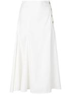 Joseph Midi A-line Skirt - White