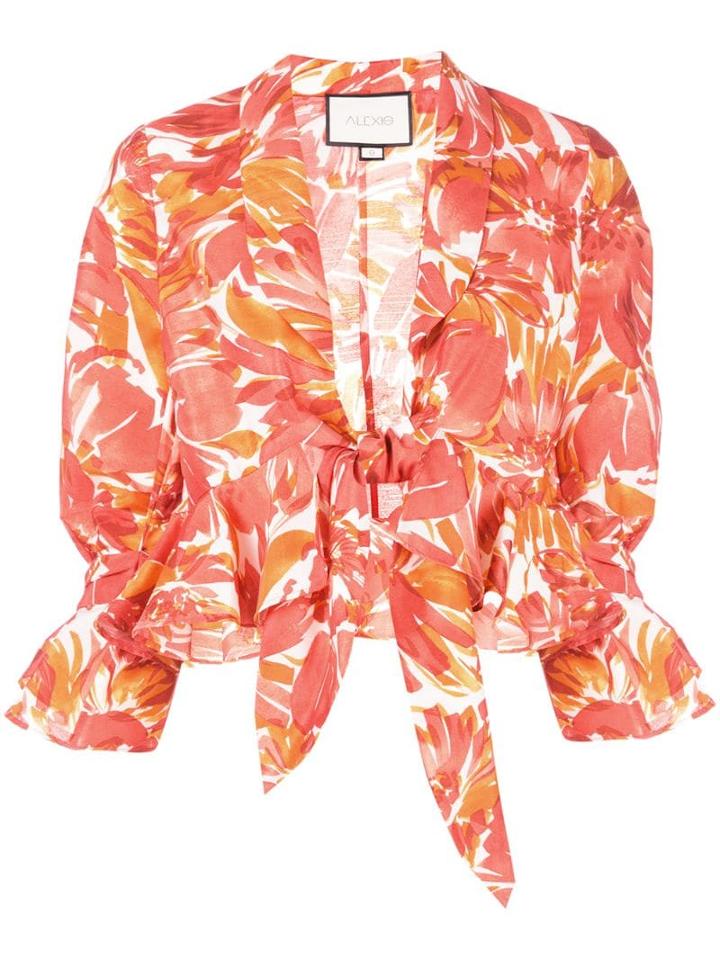 Alexis Reena Top - Watercolorfloral