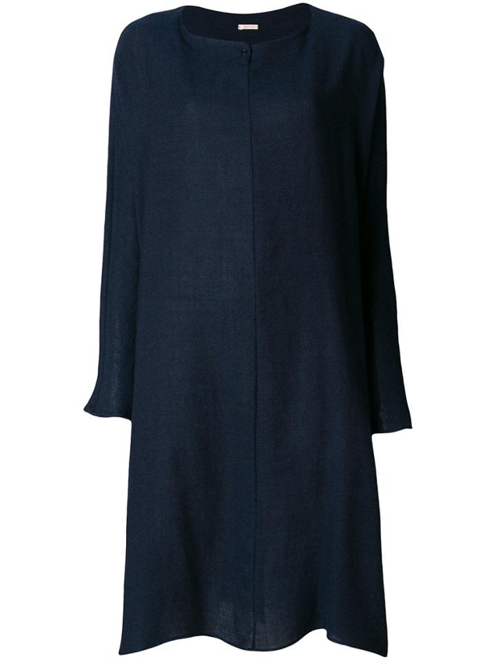 Apuntob Loose Fit Sweater Dress - Blue