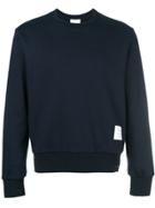 Thom Browne Center-back Stripe Jersey Pullover - Blue