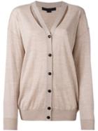 Alexander Wang Cut-out Detail Knitted Cardigan, Women's, Size: Small, Nude/neutrals, Wool