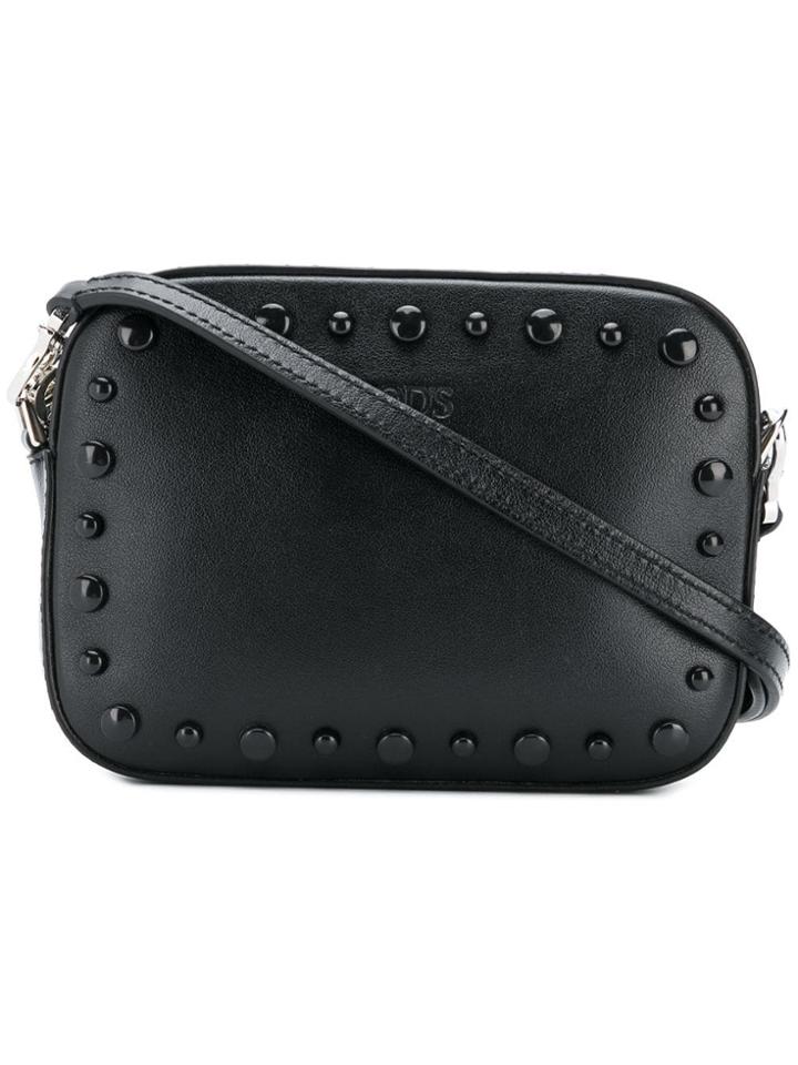 Tod's Grommino Mini Shoulder Bag - Black
