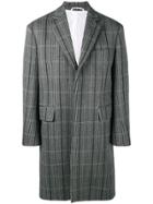 Calvin Klein 205w39nyc Oversized Checked Coat - Grey