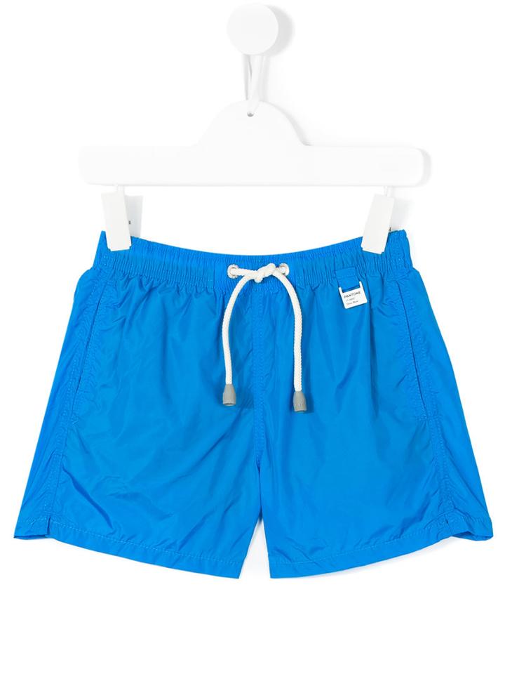 Mc2 Saint Barth Kids - Drawstring Swim Shorts - Kids - Nylon - 12 Yrs, Blue