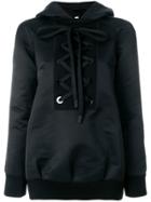 No Ka' Oi Lace-up Hoodie - Black