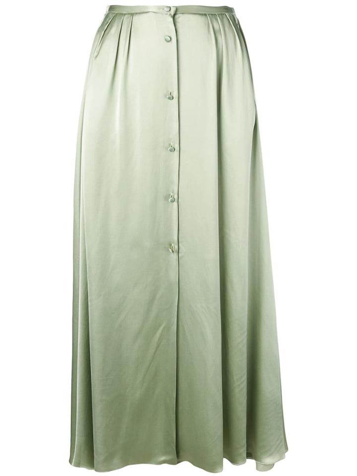 Forte Forte Buttoned Midi Skirt - Green