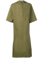 Fay Half Sleeve Midi Dress - Green