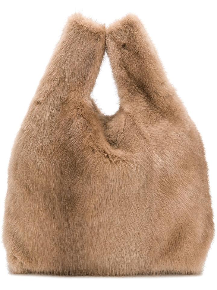 Simonetta Ravizza Textured Tote - Nude & Neutrals