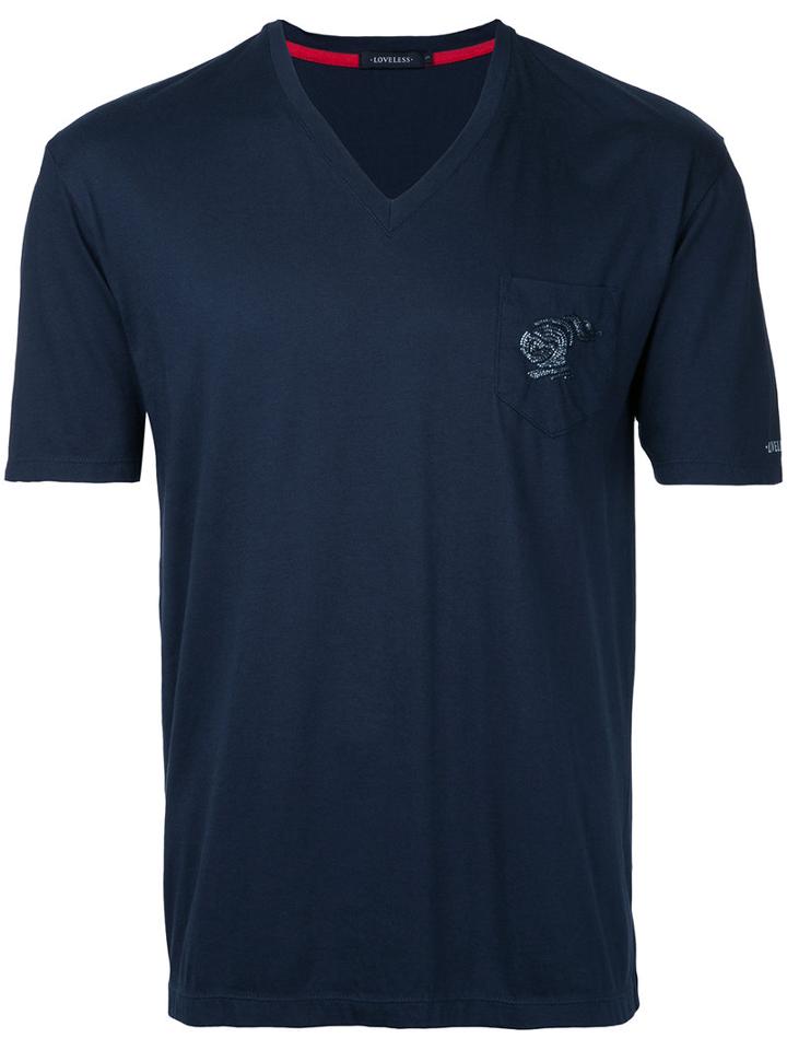 Loveless - Classic T-shirt - Men - Cotton/rayon - 3, Blue, Cotton/rayon