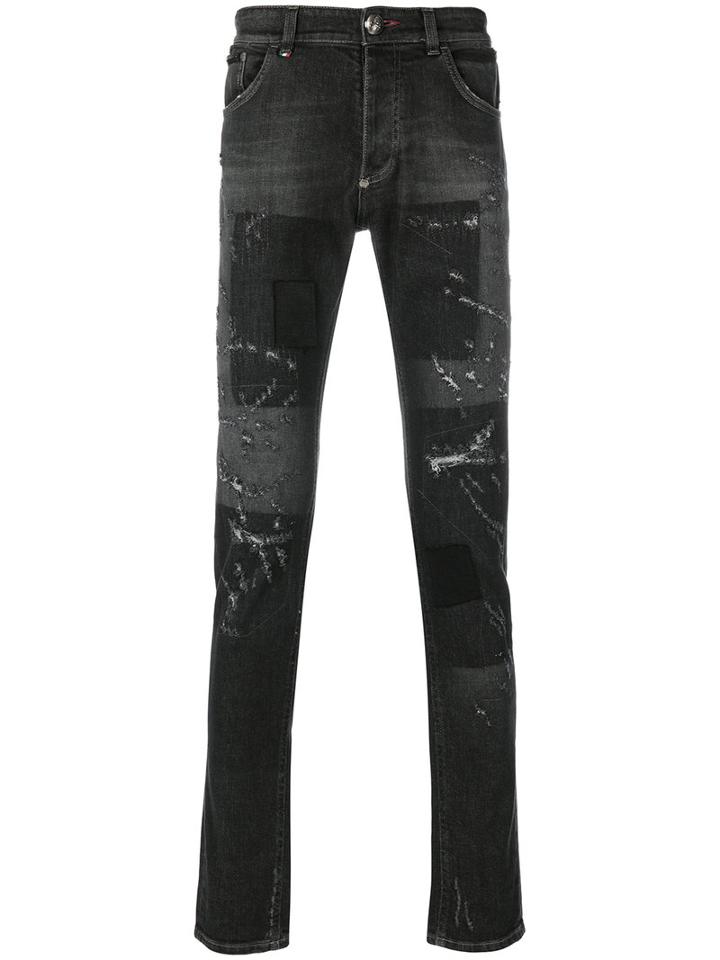 Philipp Plein - Classic Skinny Jeans - Men - Cotton/polyester/spandex/elastane - 33, Grey, Cotton/polyester/spandex/elastane