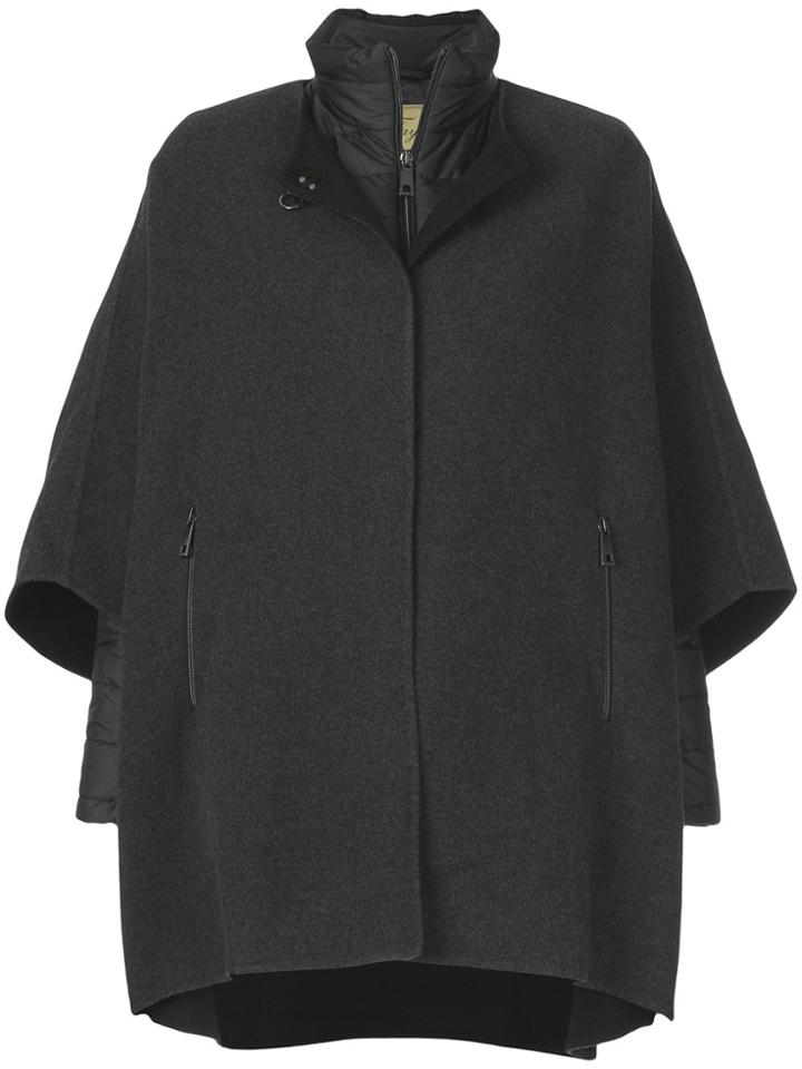 Fay Cape Coat - Black