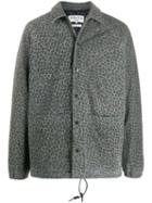 Ymc Leather Shirt Jacket - Grey