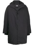 Y-3 Oversized Hooded Jacket - Black