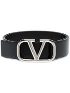 Valentino Valentino Garavani Go Logo Buckle Belt - Black