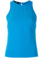 Versus Sleeveless Top, Women's, Size: 44, Blue, Polyester/spandex/elastane