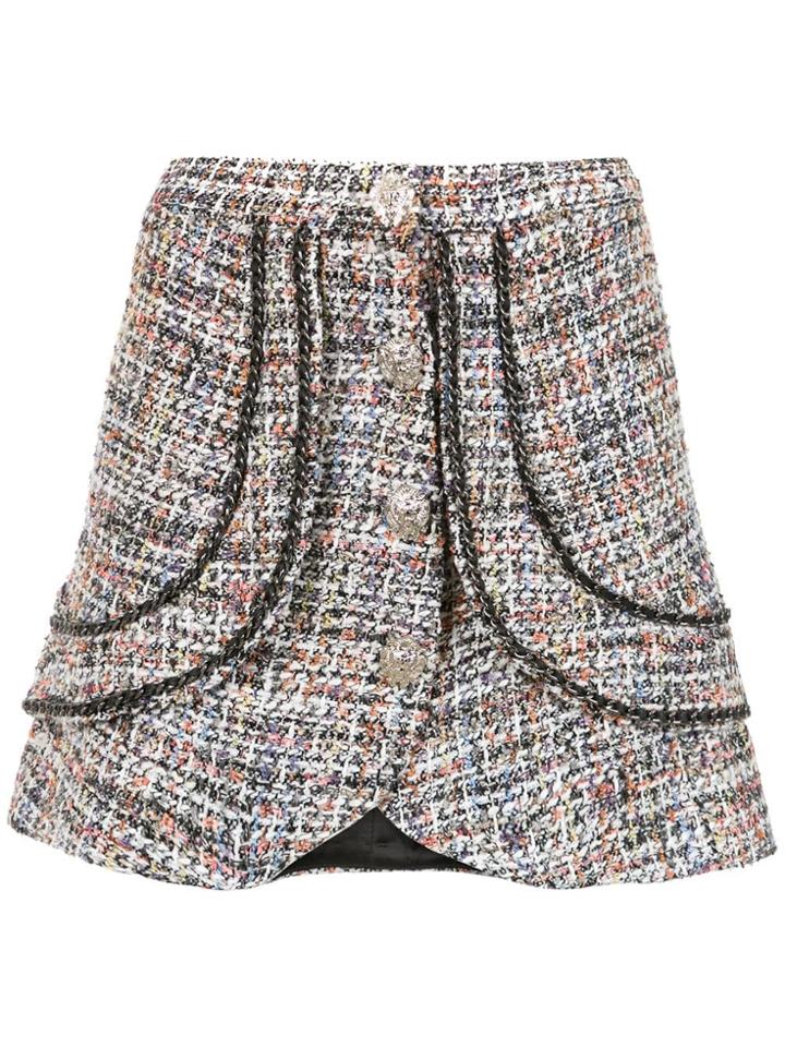 Andrea Bogosian Tweed Skirt - Grey