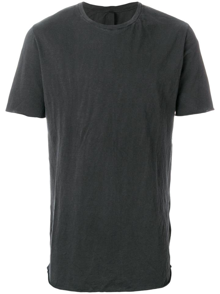 Poème Bohémien Raw Hem T-shirt - Black
