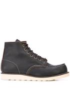 Red Wing Shoes Contrast Stitching Combat Boots - Brown