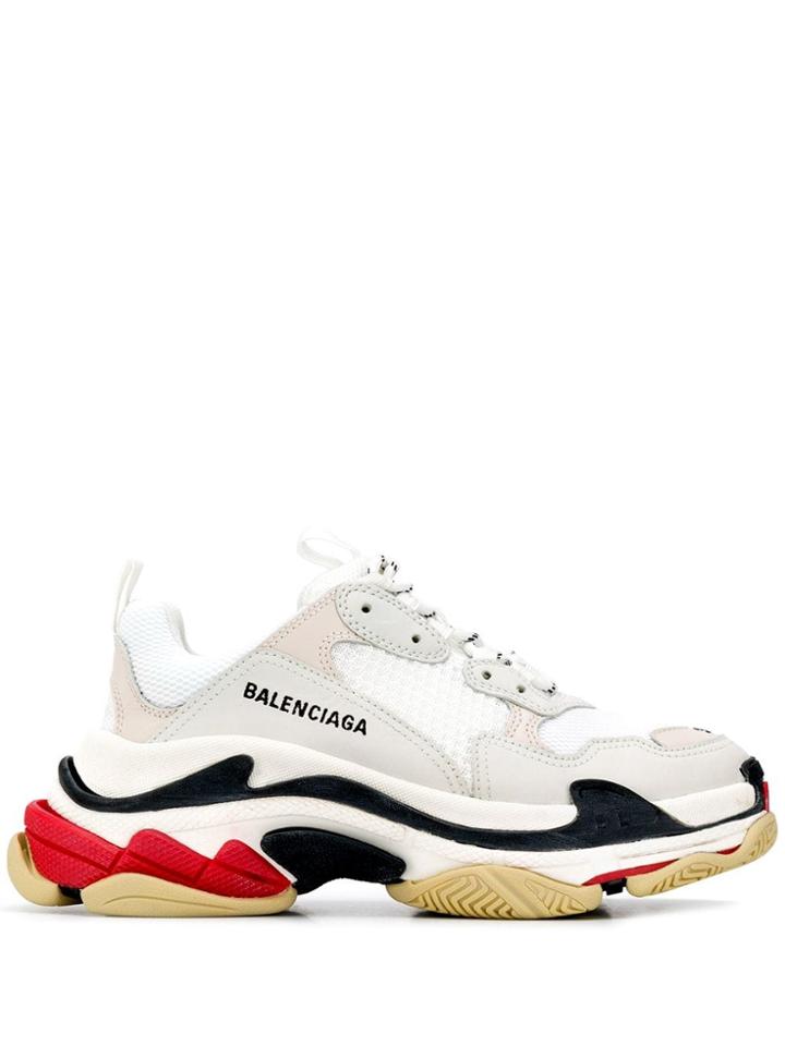 Balenciaga Triple S Low-top Sneakers - White