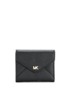 Michael Kors Logo Plaque Wallet - Black